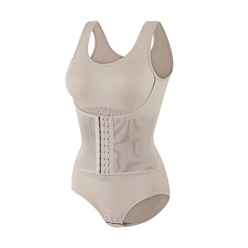 2025 New Bodysuit Shapewear with Zipper Belt Women Tummy Control Fajas Body Shaper Waist Trainer Slimming Cincher Corset Tops